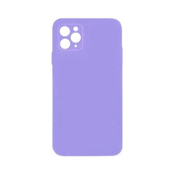 Capa de Silicone com Moldura de Câmera para Apple iPhone 11 Pro Max Roxo Capa de Silicone com Moldura de Câmera para Apple iPhone 11 Pro Max Roxo